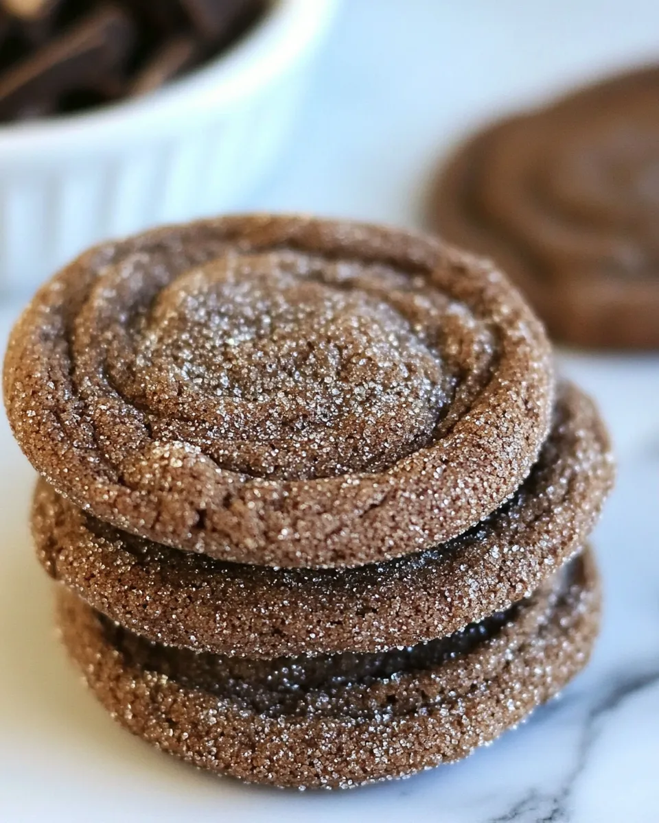 Delicious Chocolate Snickerdoodles dish photo