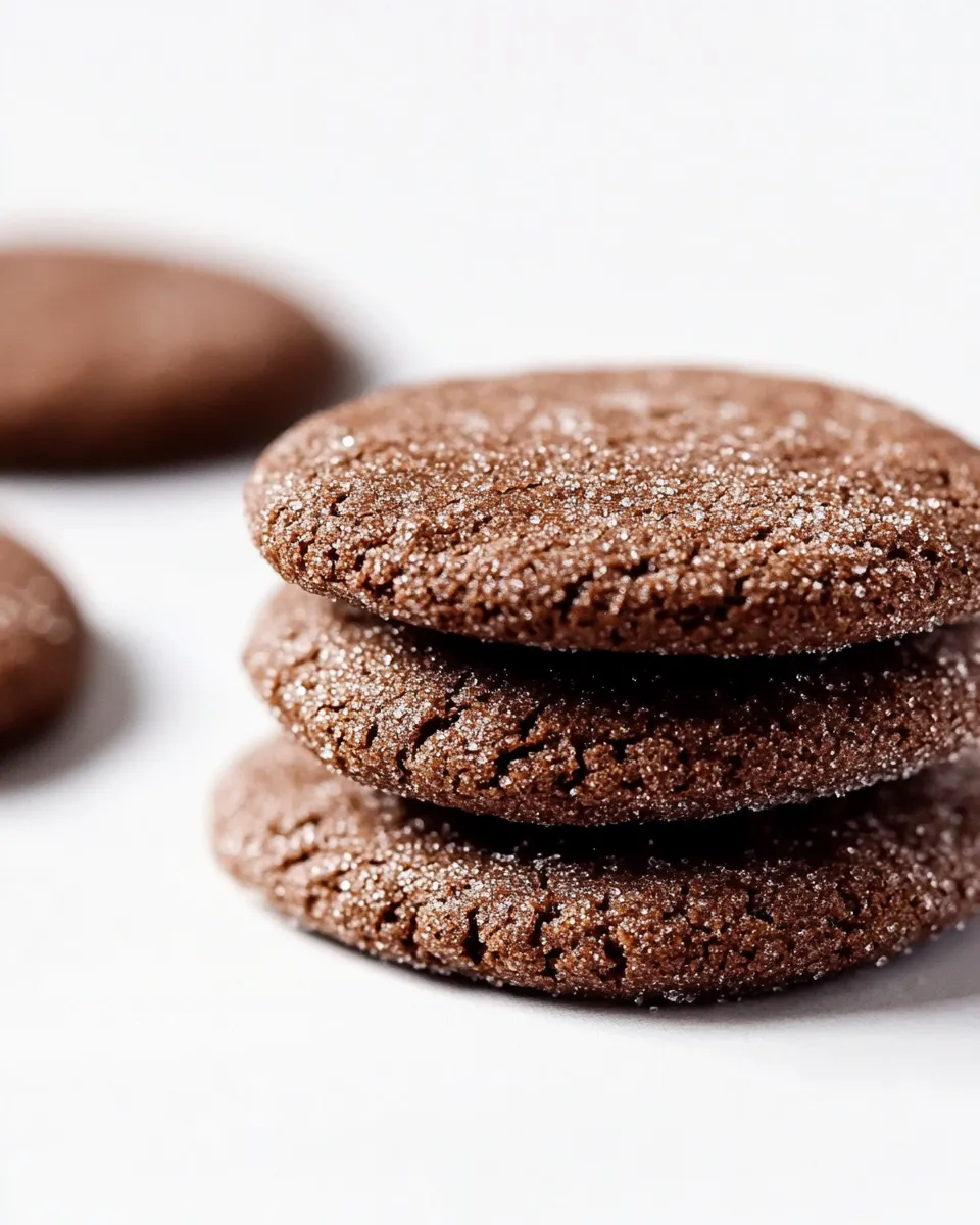 Classic Chocolate Sugar Cookies Recipe image