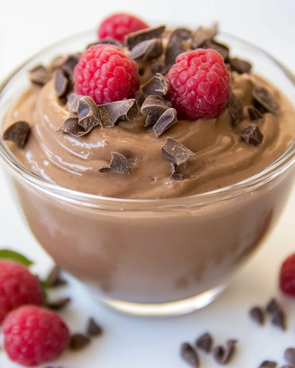 Delicious Chocolate Yogurt (Like Pudding!) image