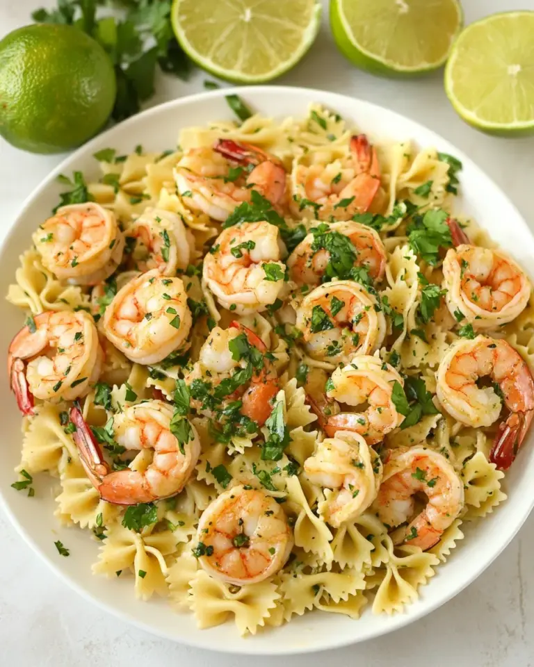 Homemade Cilantro Lime Shrimp Pasta photo