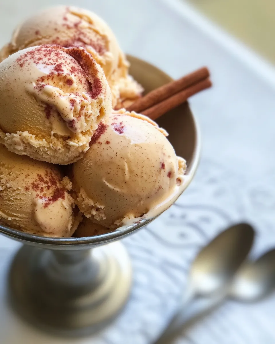 Classic Cinnamon Ice Cream dish photo
