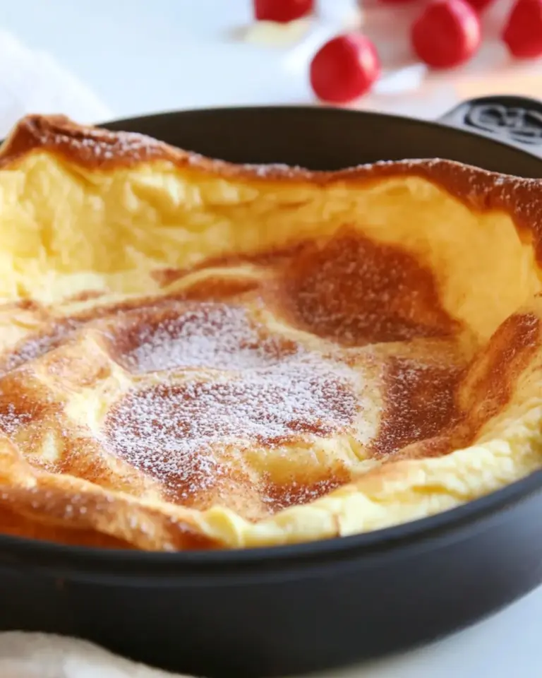 Homemade Cinnamon Sugar Dutch Baby photo