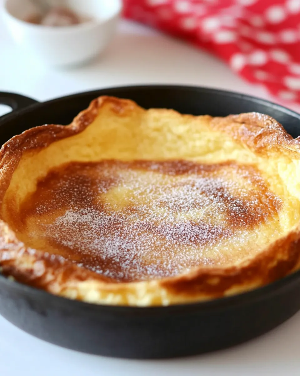 Classic Cinnamon Sugar Dutch Baby image