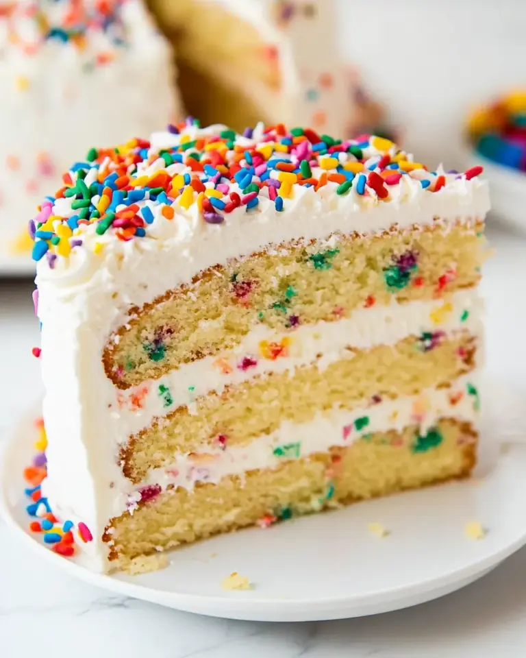 Homemade Classic Birthday Cake Recipe photo