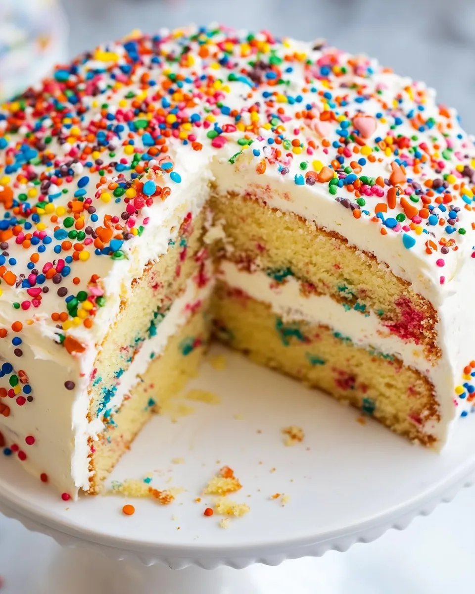 Delicious Classic Birthday Cake Recipe recipe photo