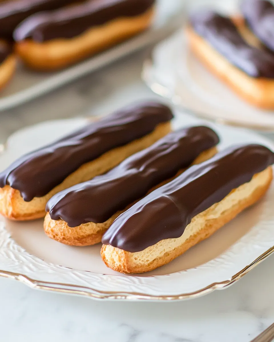 Easy Classic Eclairs dish photo