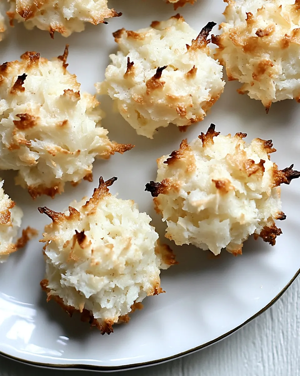 Classic Coconut Macaroons Recipe image