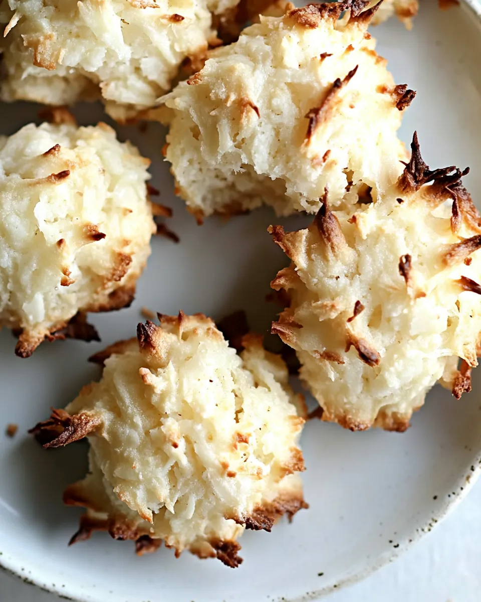 Easy Coconut Macaroons Recipe recipe photo