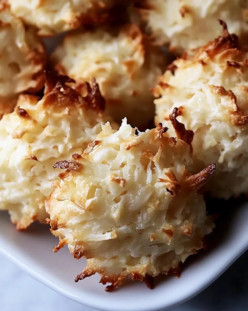 Delicious Coconut Macaroons Recipe dish photo