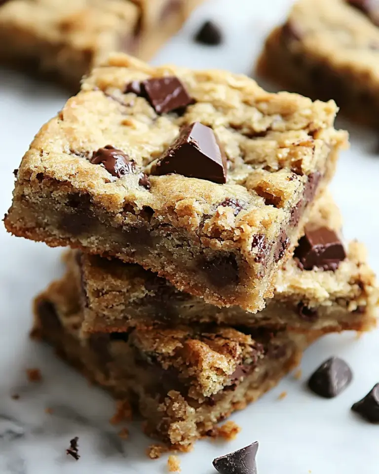 Homemade Coconut Oil Chocolate Chunk Cookie Bars photo