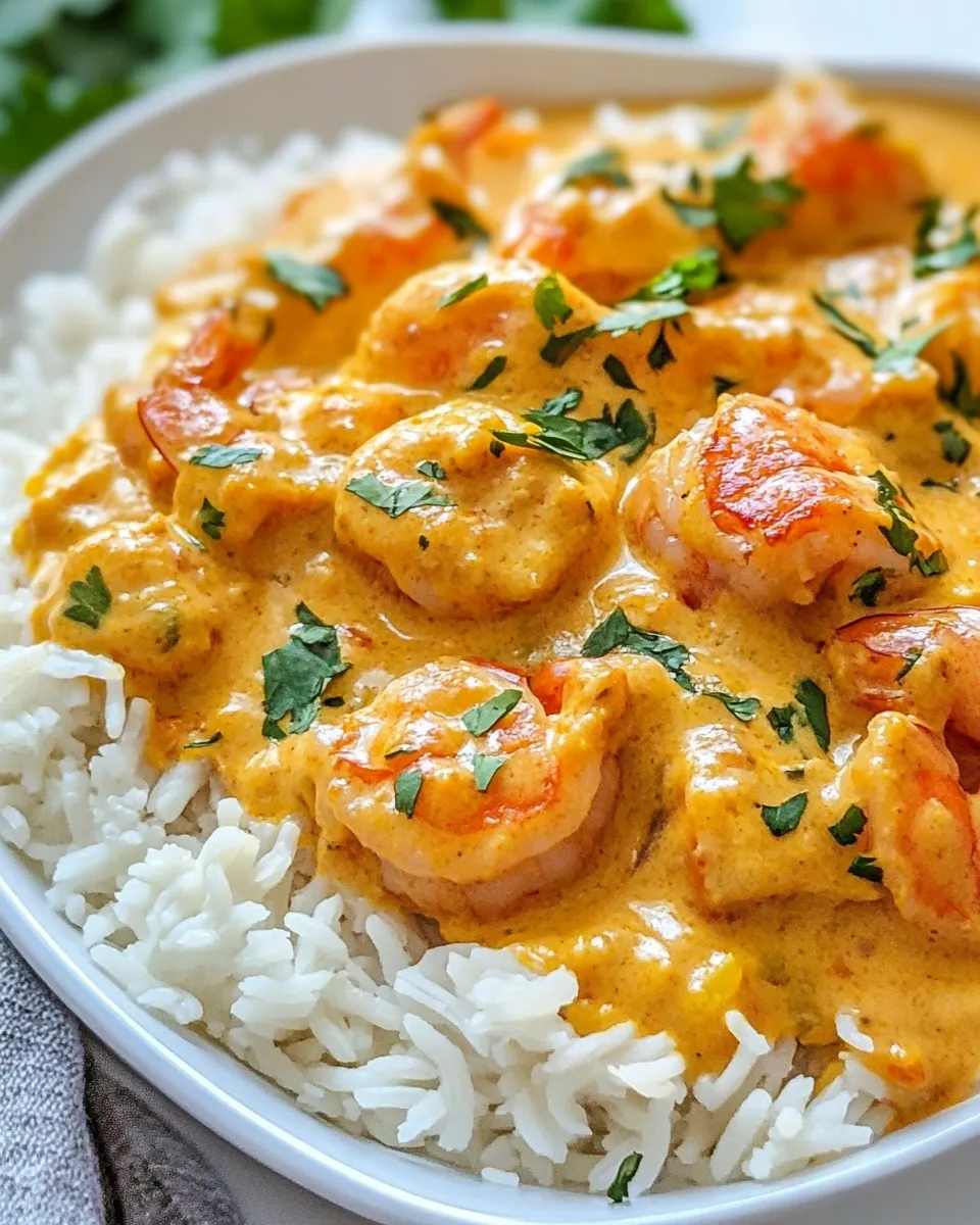 Easy Coconut Shrimp Curry recipe photo