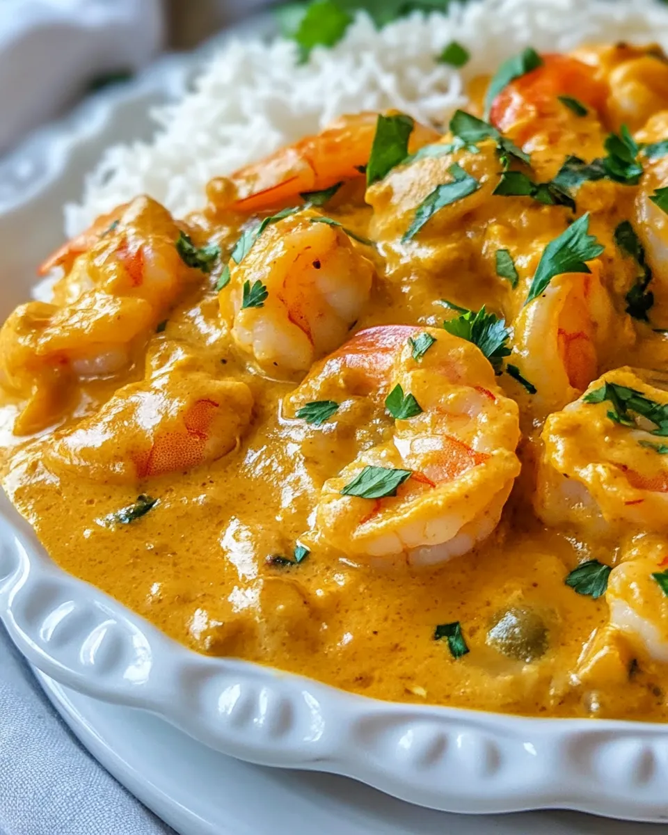 Delicious Coconut Shrimp Curry dish photo