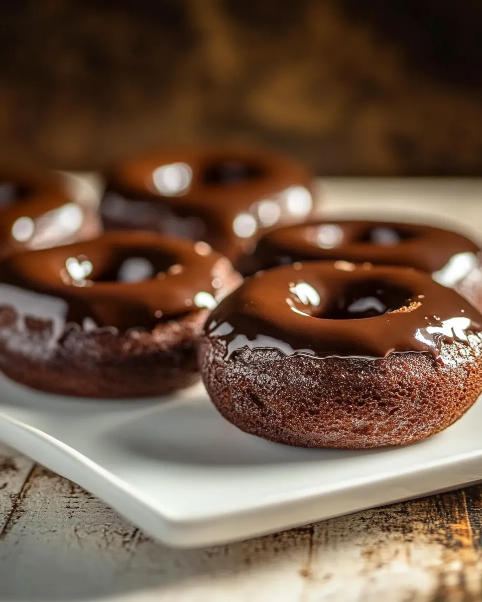 Classic Coffee Lovers Chocolate Cake Donuts dish photo
