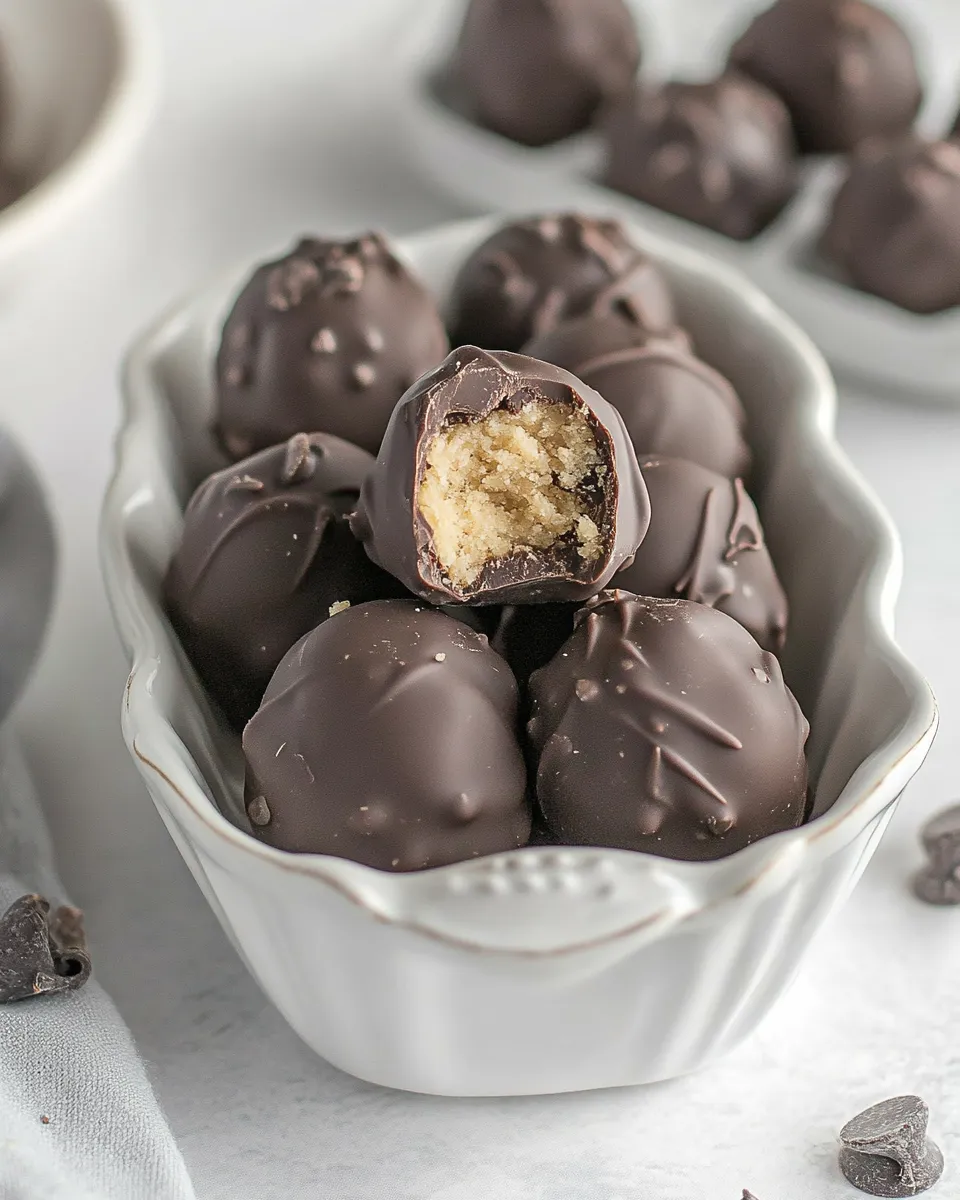 Classic Cookie Dough Chocolate Truffles image