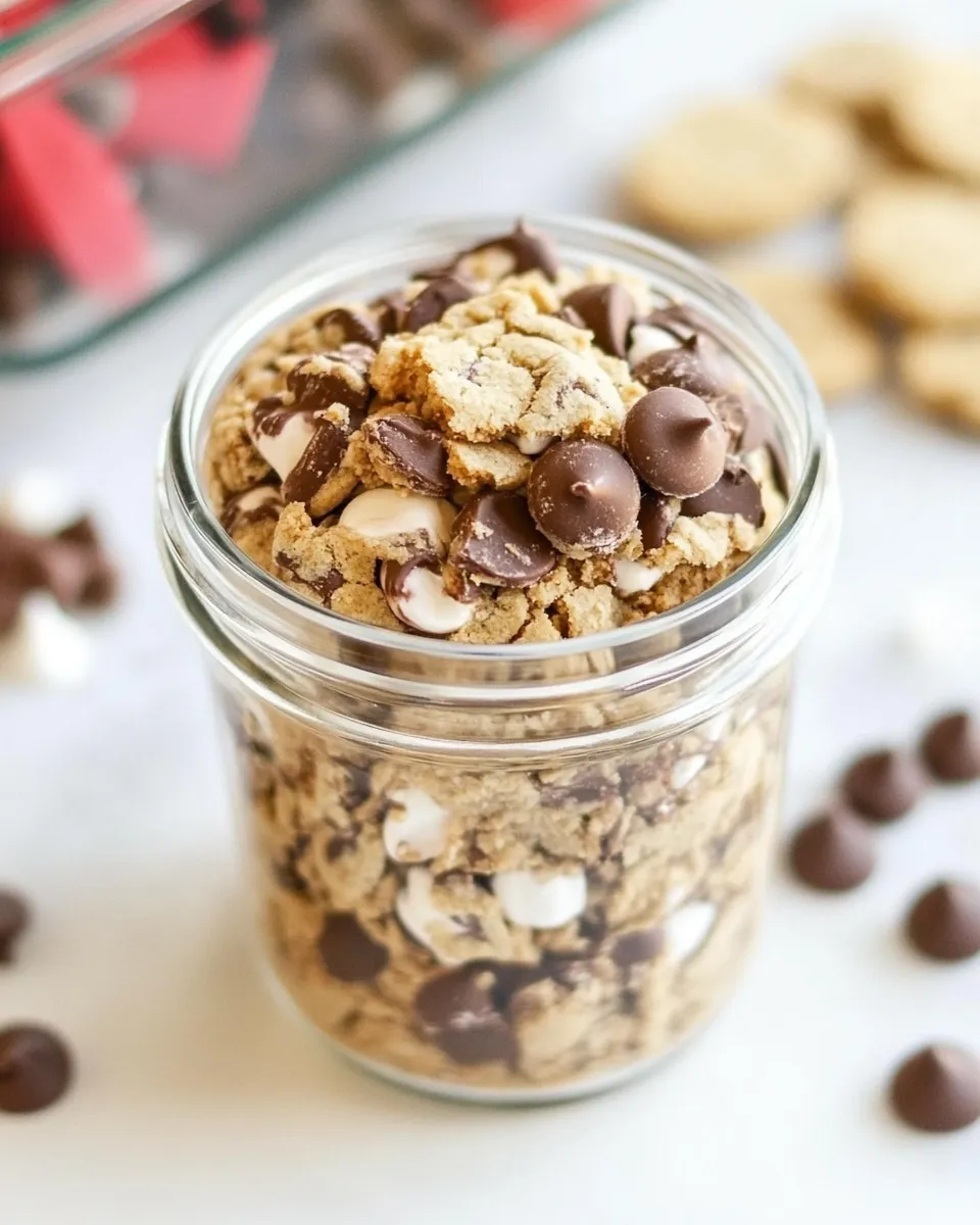 Classic Cookie Mix in a Jar food shot