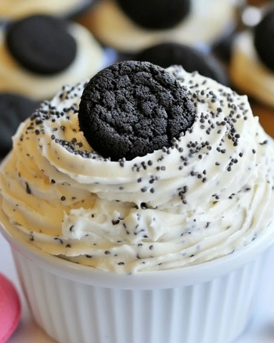 Homemade Cookies and Cream Frosting photo