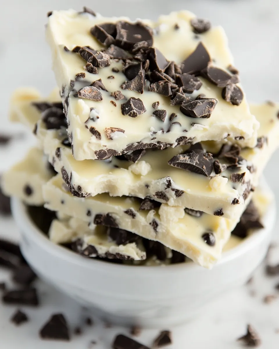 Delicious Cookies and Cream White Chocolate Bark image