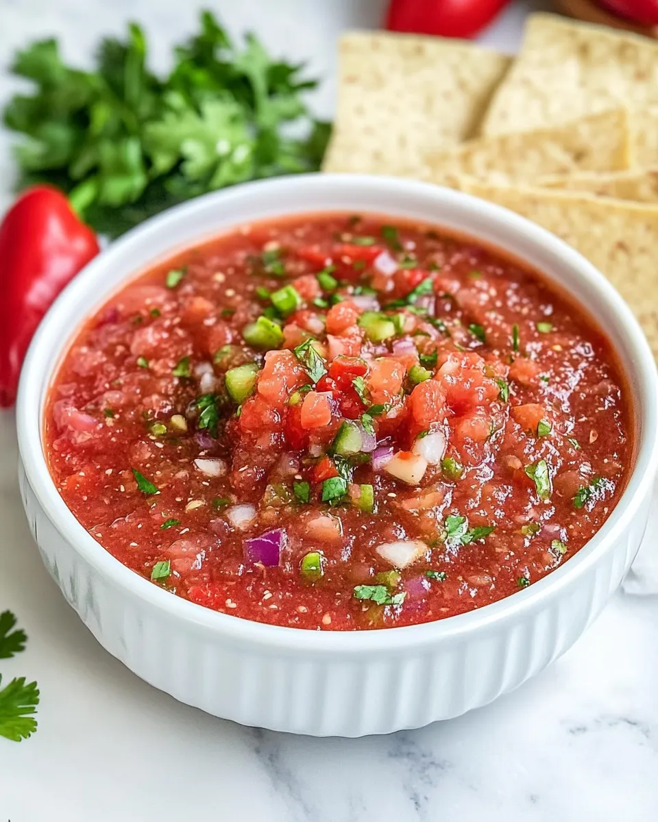 Easy Copycat Chilis Salsa recipe photo