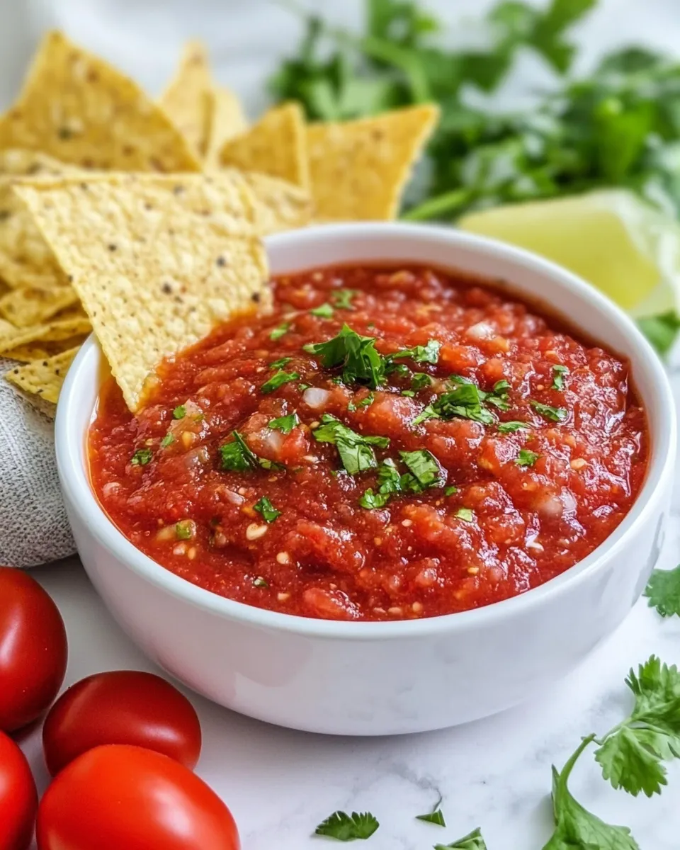 Delicious Copycat Chilis Salsa dish photo