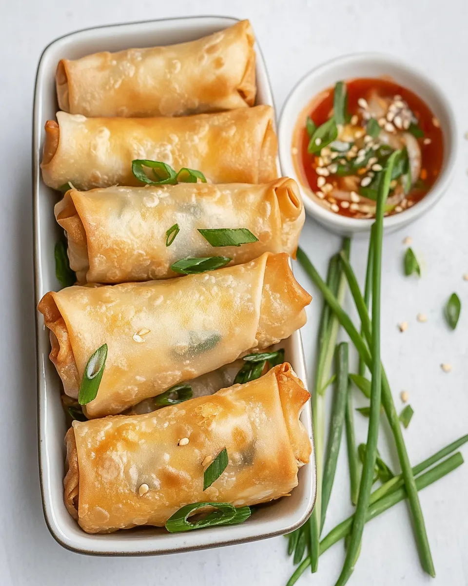 Homemade Crab Rangoon Egg Rolls recipe photo