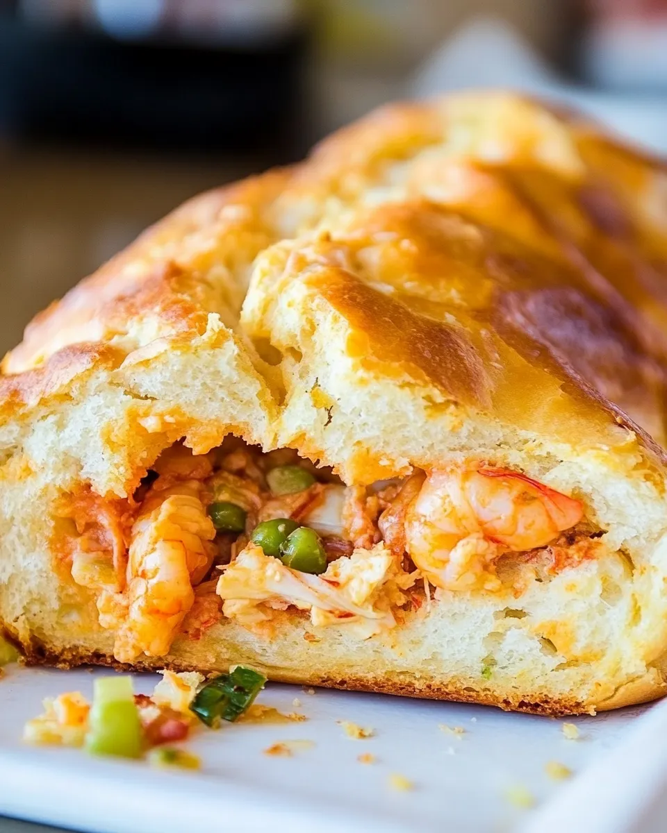 Homemade Crawfish Bread Recipe Made With Louisiana Seafood photo