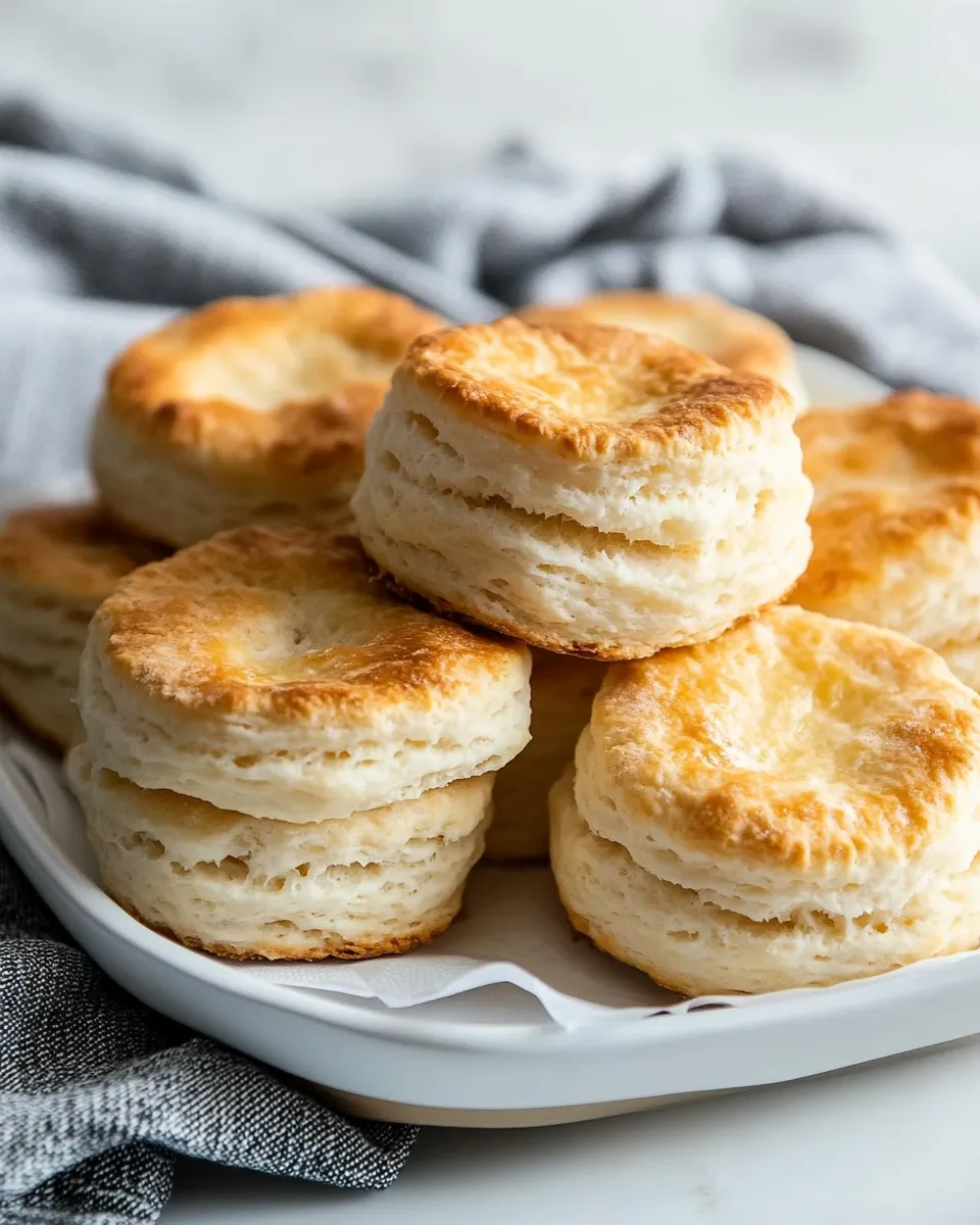 Delicious Cream Cheese Biscuits food shot