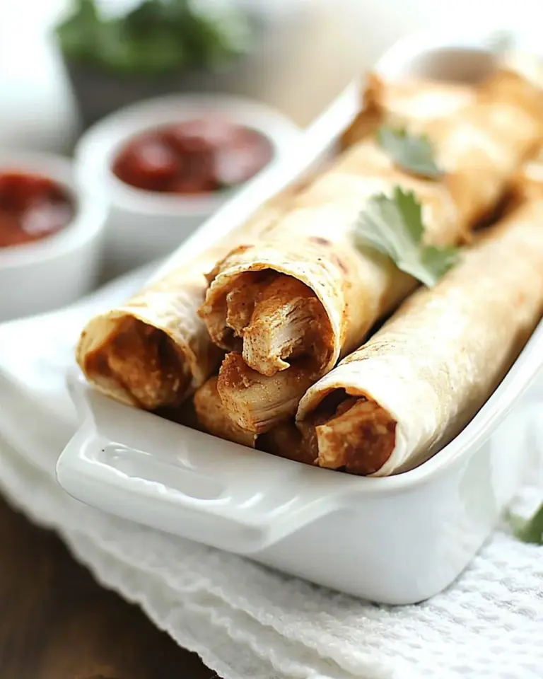 Homemade Creamy Chicken Taquitos recipe photo