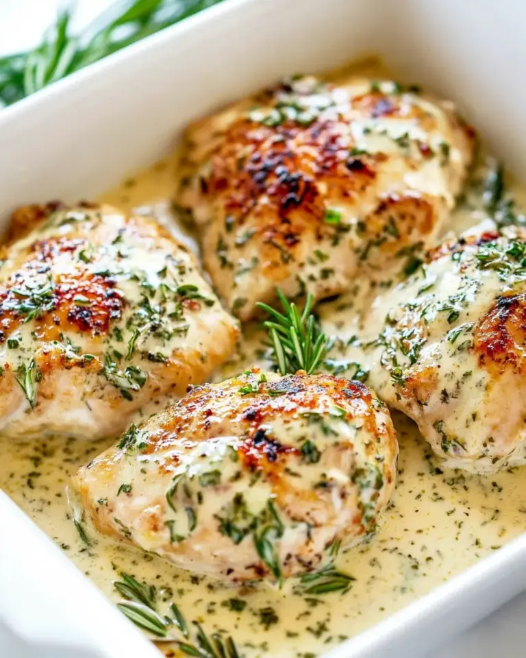 Homemade Creamy Chicken With Herbs recipe photo
