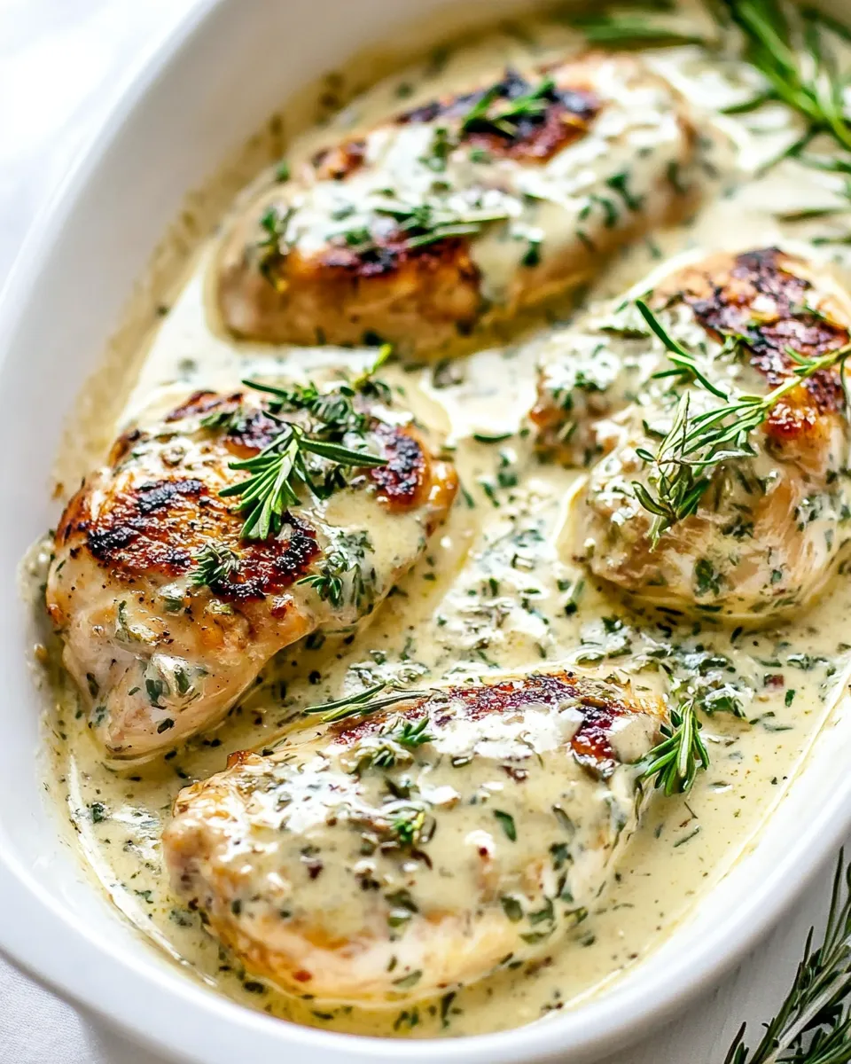 Classic Creamy Chicken With Herbs dish photo