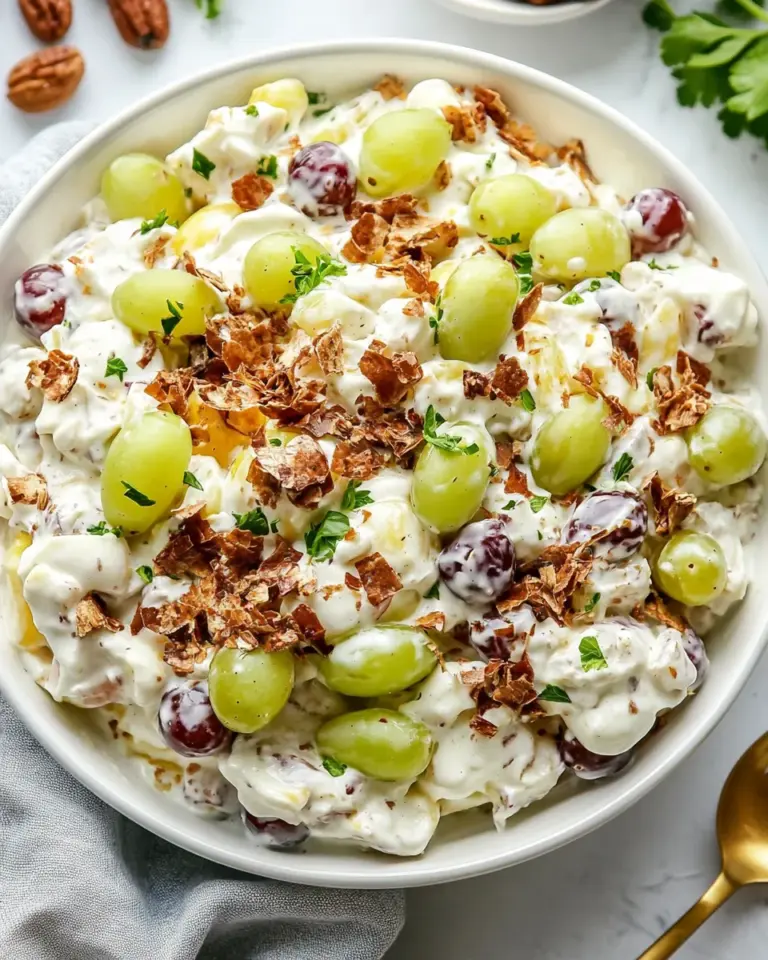 Homemade Creamy Grape Salad photo