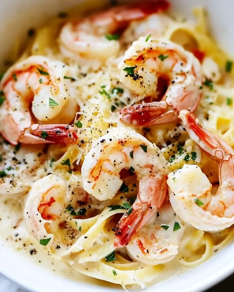 Homemade Creamy Parmesan Garlic Shrimp Pasta recipe photo