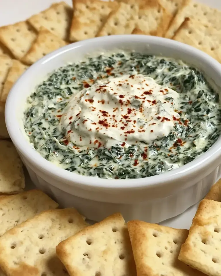 Homemade Creamy Parmesan Spinach Dip photo