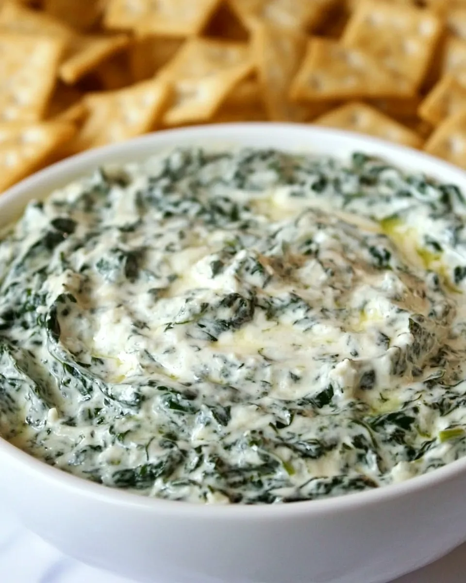 Easy Creamy Parmesan Spinach Dip recipe photo