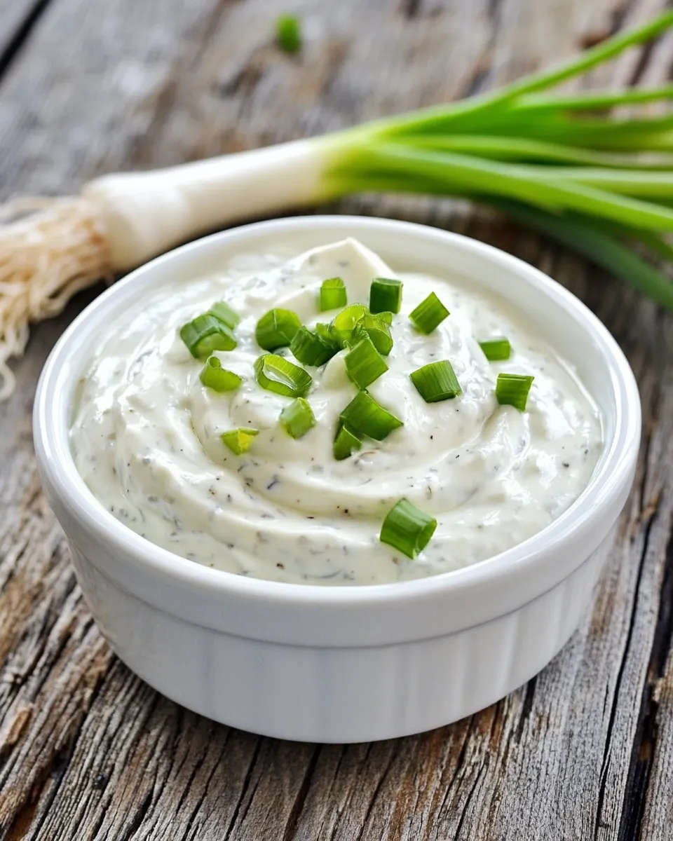 Classic Creamy Scallion and Yogurt Dip image