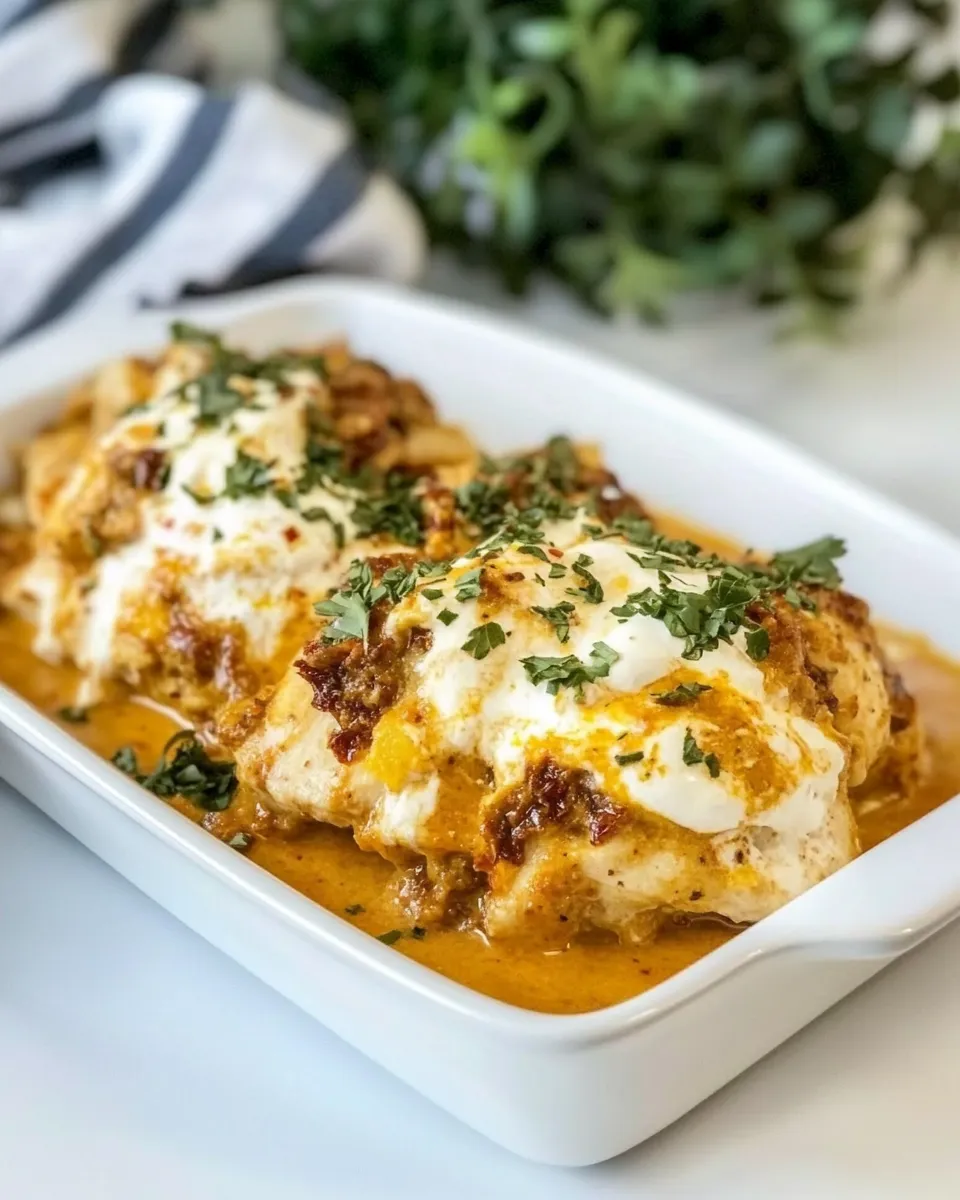 Classic Creamy Sun Dried Tomato Chicken recipe image