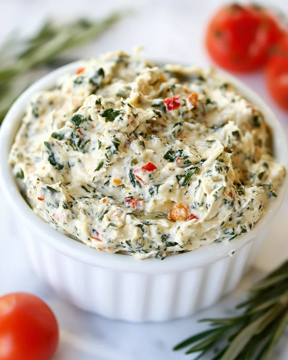 Delicious Creamy Tuscan Spread plate image