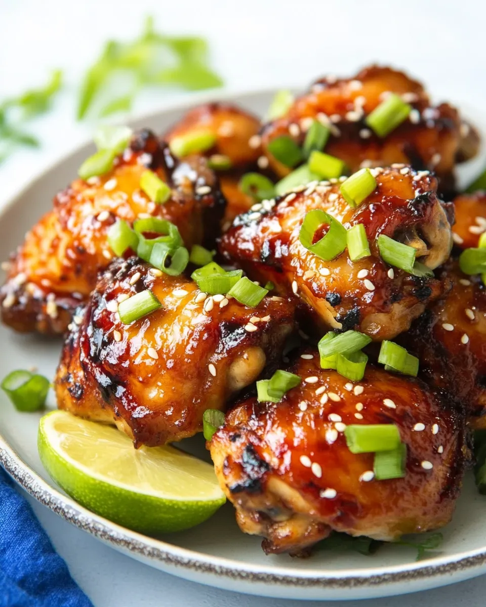 Classic Crispy Air Fryer Asian Chicken Thighs image