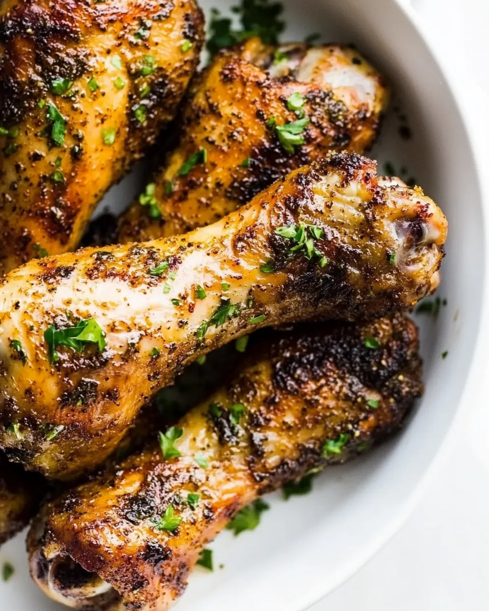Homemade Crispy Air Fryer Chicken Legs (Drumsticks) recipe photo