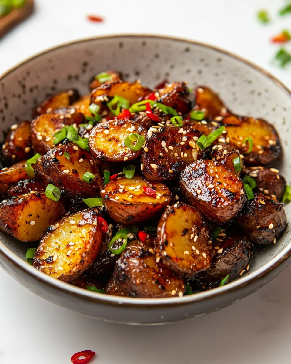 Easy Crispy Asian Potatoes recipe photo