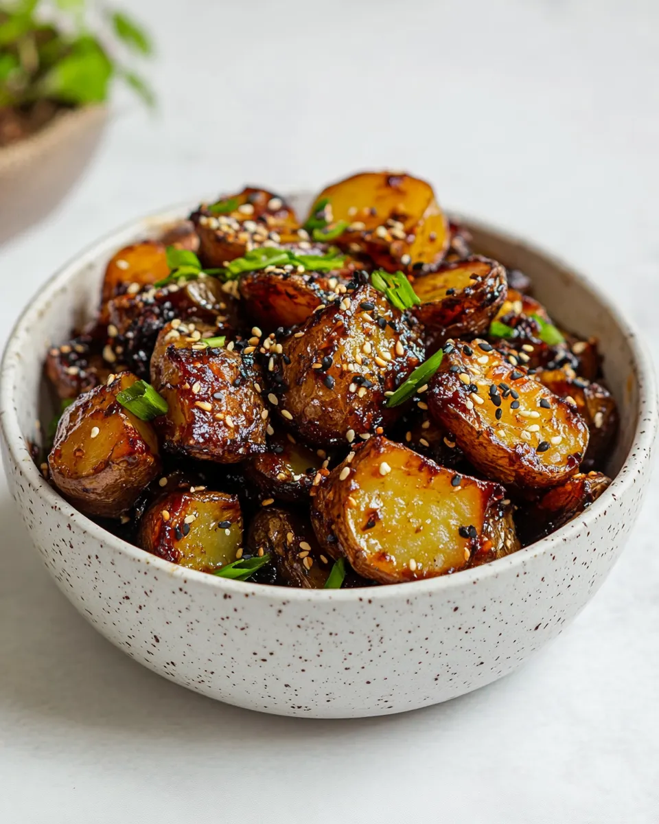 Delicious Crispy Asian Potatoes dish photo