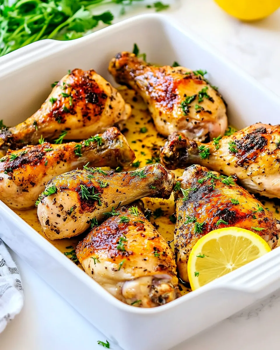 Easy Crispy Baked Chicken Legs recipe photo