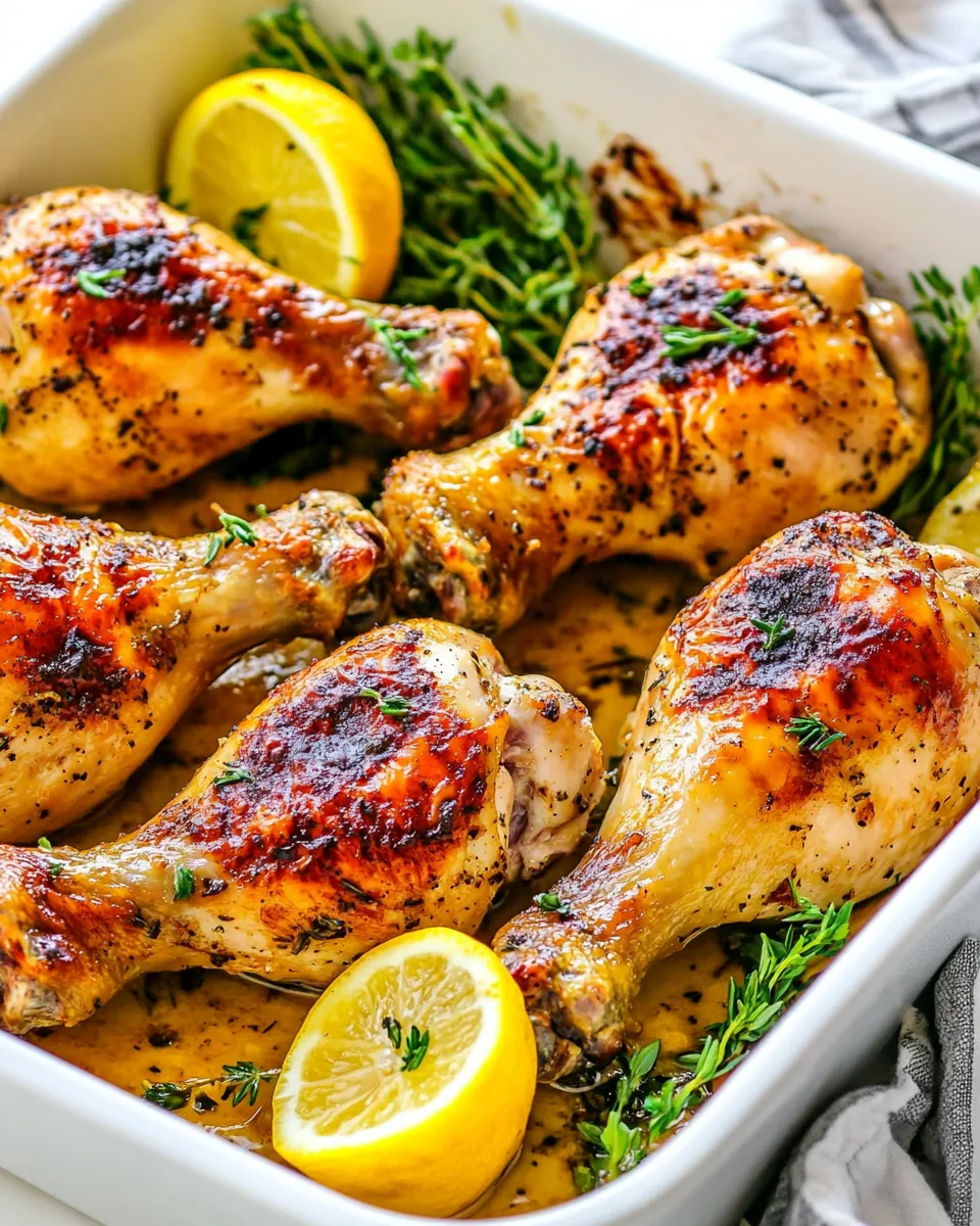 Delicious Crispy Baked Chicken Legs dish photo