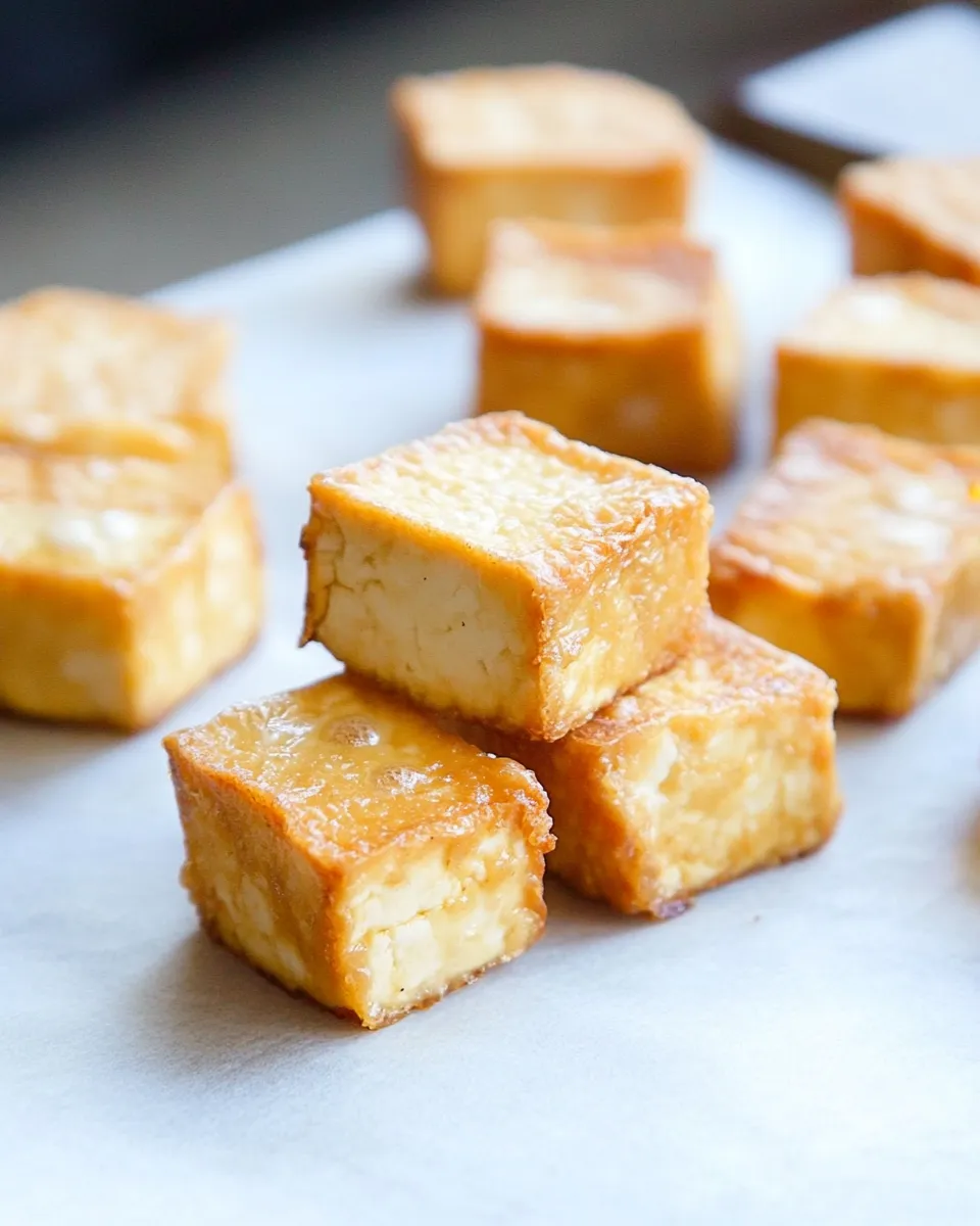 Delicious Crispy Baked Tofu dish photo