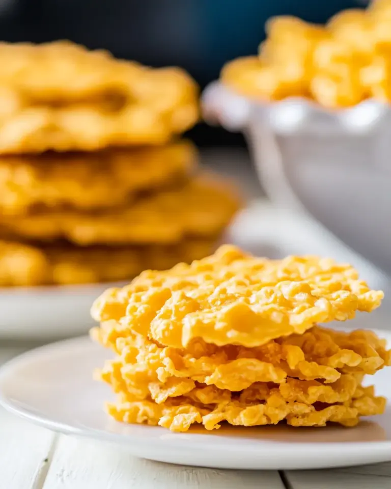 Homemade Crispy Cheese Wafers photo