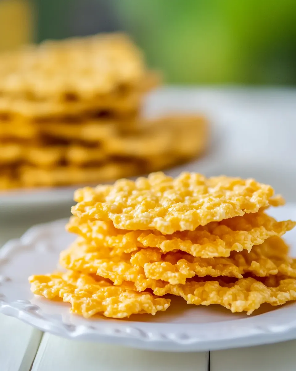 Easy Crispy Cheese Wafers recipe photo
