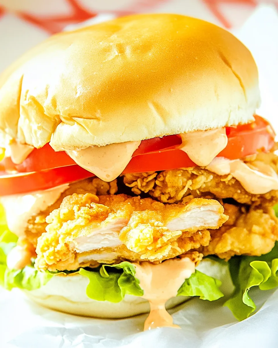Delicious Crispy Chicken Sandwich dish photo