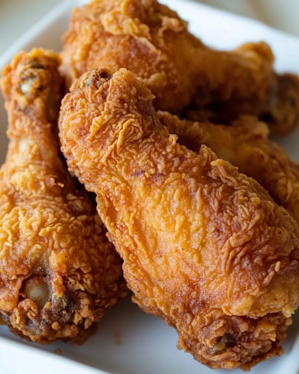 Delicious Crispy Fried Chicken Recipe food shot