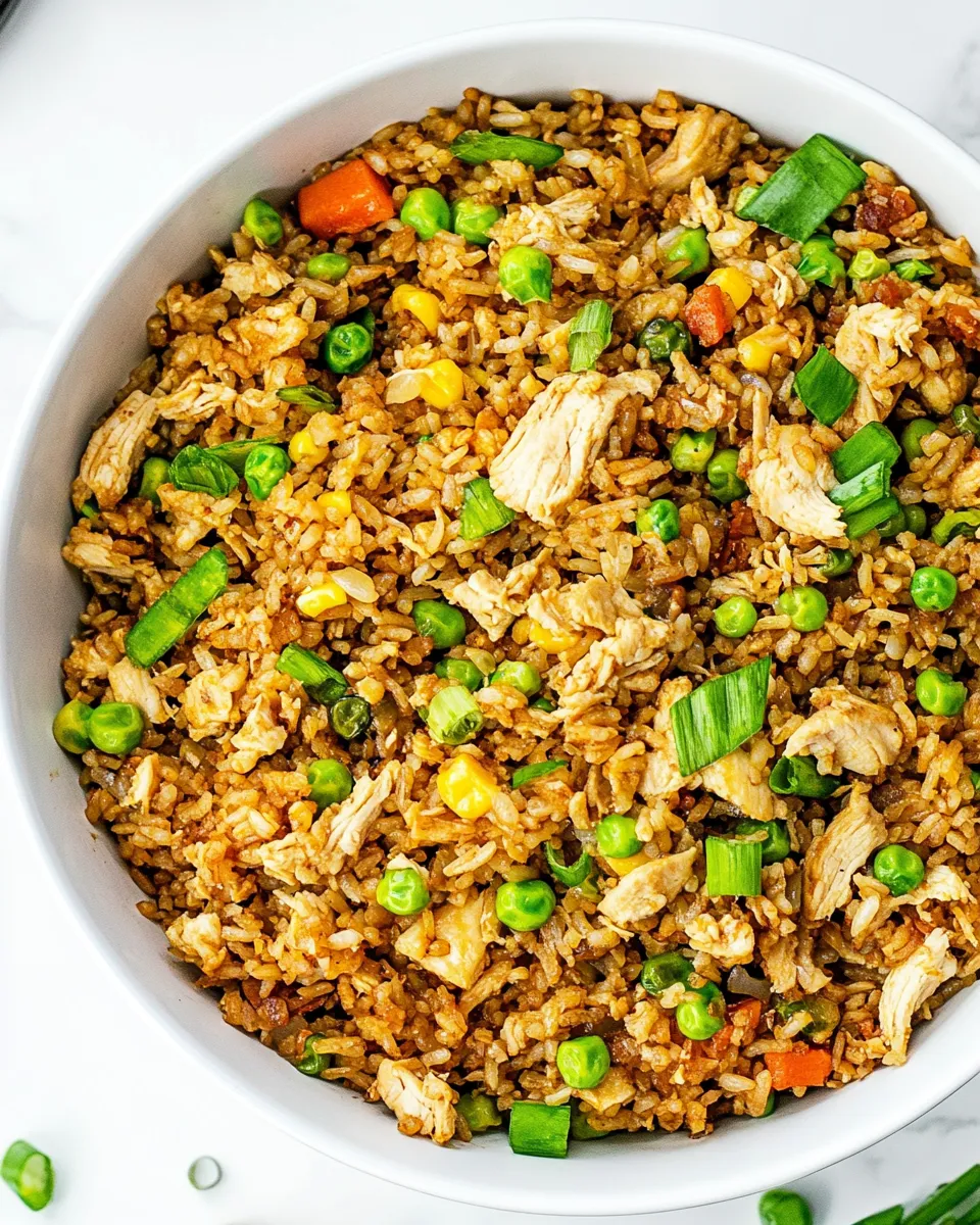Classic Crockpot Chicken Fried Rice image