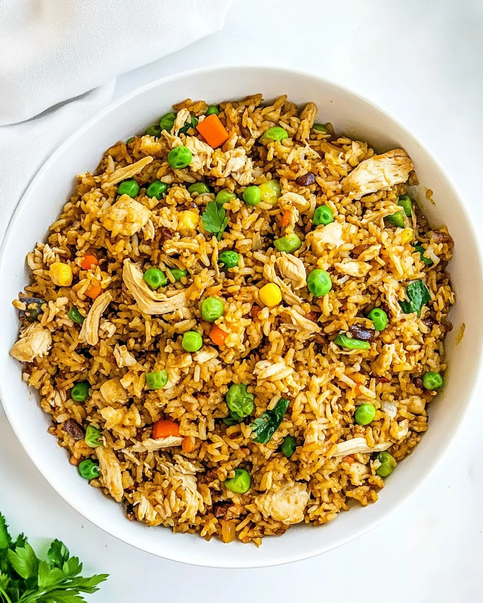 Easy Crockpot Chicken Fried Rice recipe photo
