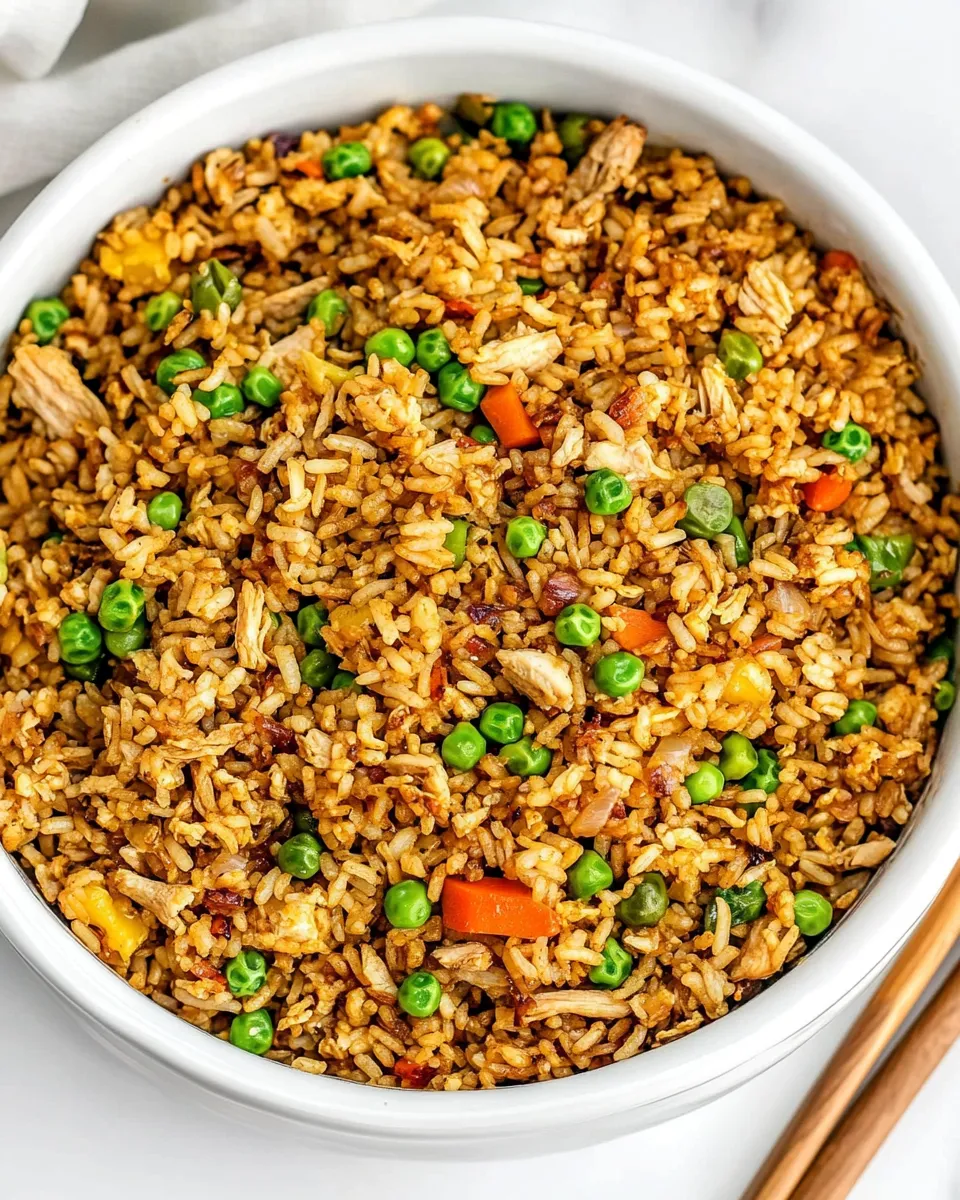 Delicious Crockpot Chicken Fried Rice dish photo